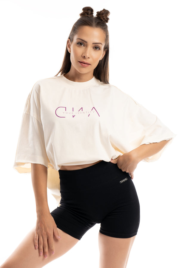 DNA Unisex Oversize Crop Tričko DNA